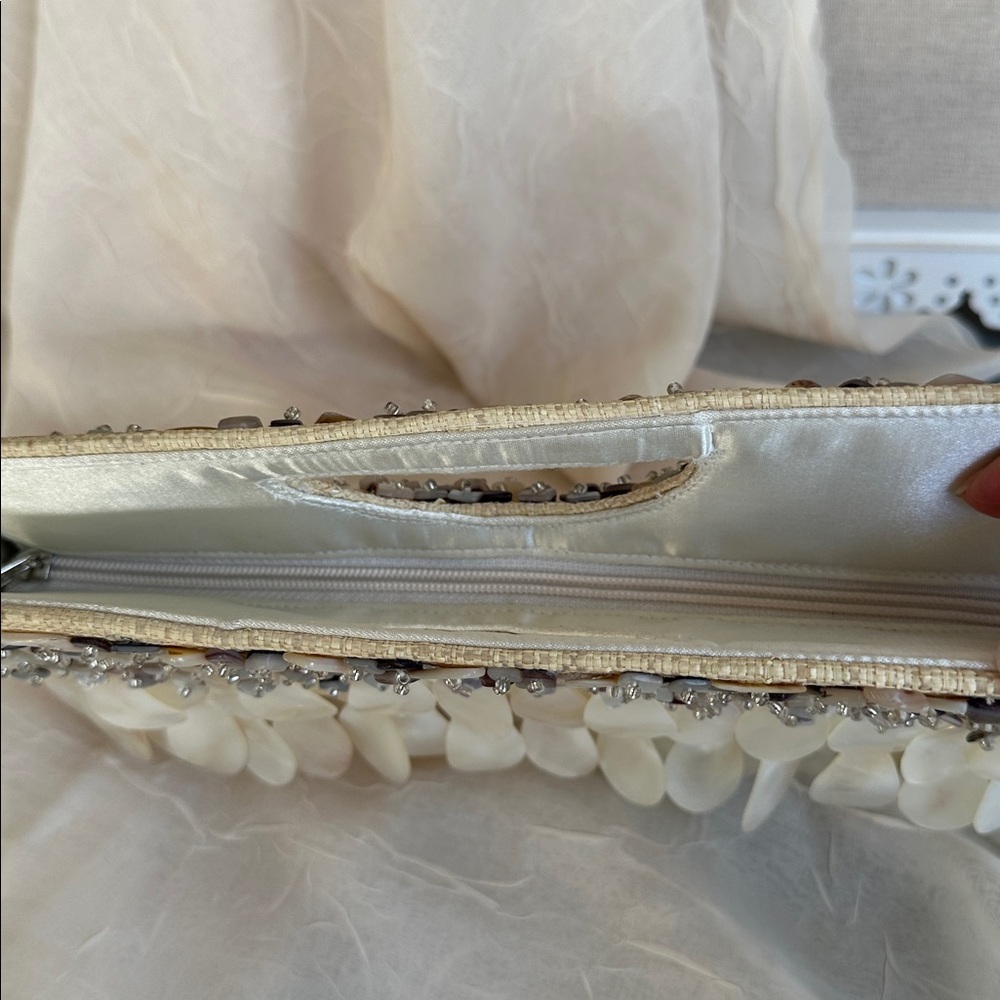 Genuine mother of pearl hand bag purse - Picture 10 of 11